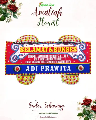 Karangan Bunga Ucapan Selamat di Medewi